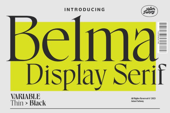 Belma Brings a Refined Serif to Modern Web Design Layouts