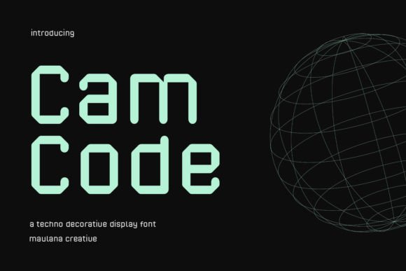 Camcode Brings a Futuristic Edge to Editorial Display Fonts