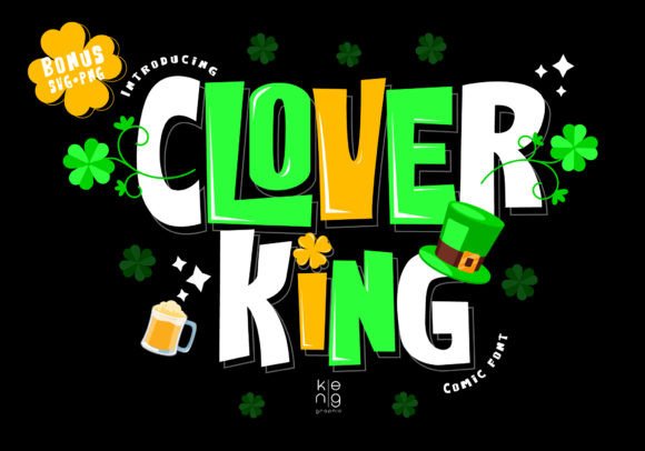 Clover King: A Display Font with Editorial Charm