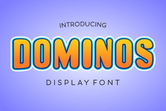 Dominos: A Display Font That Works for Web Design