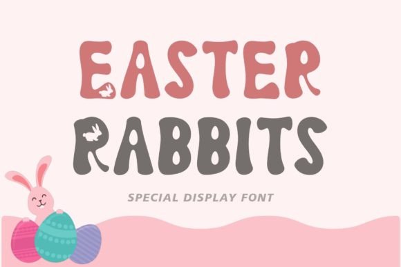 Easter Rabbits: A Playful Display Font for Handmade Products