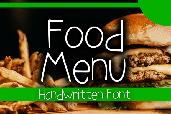 Food Menu Font: A Display Typeface for Warm Editorial Stories