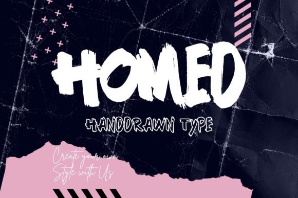 Homed Font: A Bold Display Typeface for Editorial Design
