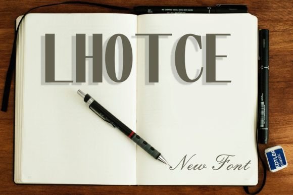 Lhotce: A Display Font That Elevates Small Business Branding