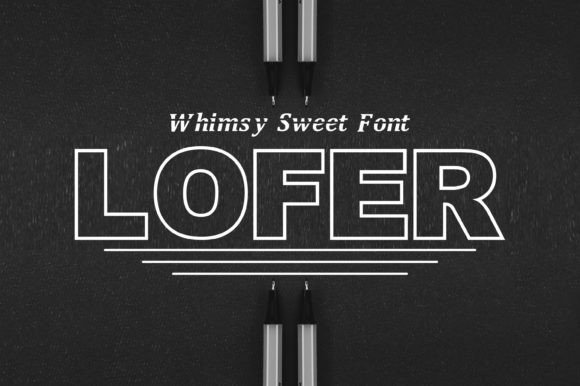 Lofer Display Font: A Craft-Focused Typeface for Makers and Sellers