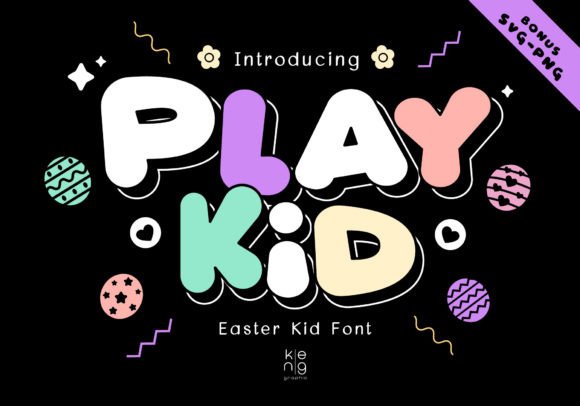 Play Kid Font: A Playful Display Typeface for Editorial Impact