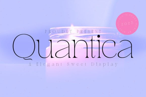 Quantica: A Refined Display Serif for Modern Web Design