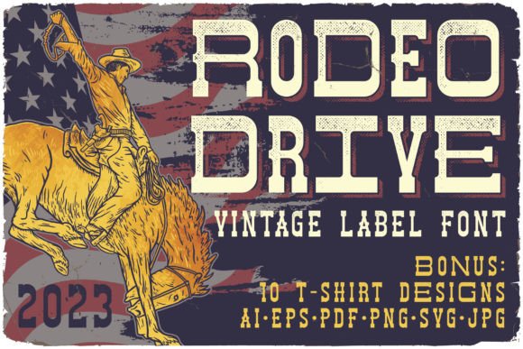 Rodeo Drive: A Display Font Built for Impactful Campaigns