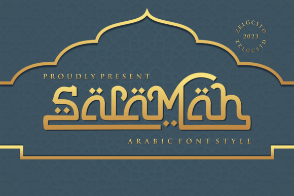 Salamah: A Bold Arabic Display Font for Professional Branding