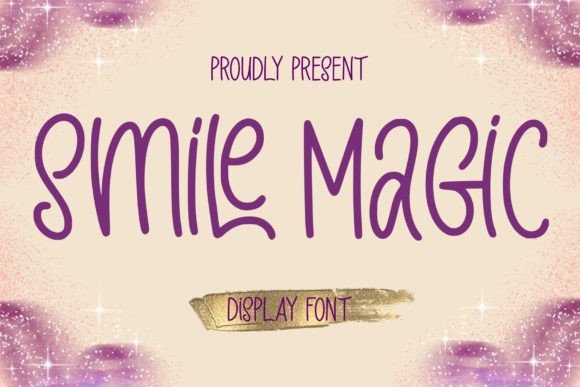 Smile Magic: A Playful Display Font for Modern Web Design