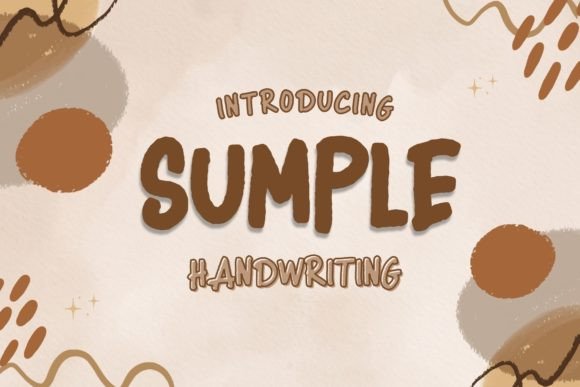 Sumple: A Modern Display Font for Web Designers
